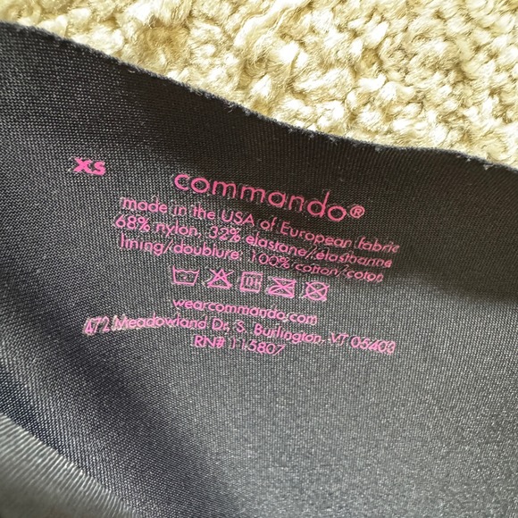 Commando Control Short Shapewear Black Seamless High Waist Bike Short XS - Picture 5 of 10